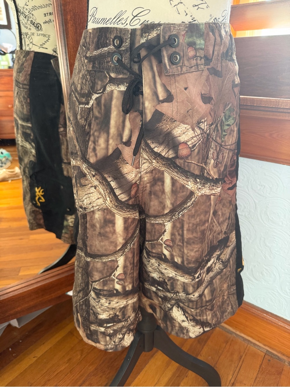 Browning Men's Camouflage Lace-Up Cargo Shorts - Brown & Black